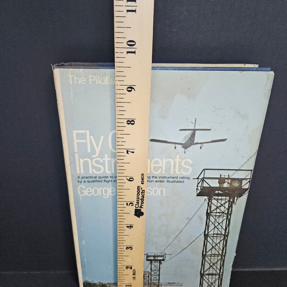 Fly On Instruments George C Larson Pilot's Library HCDJ 1980 Doubleday ROUGH - Picture 9 of 10